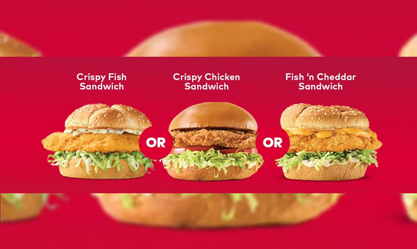 Crispy sandwiches at Arby's