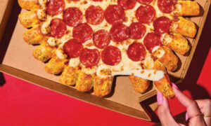 Pizza Hut Cheesy Bites Pizza