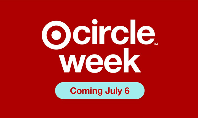 Image that reads "Circle week coming July 6" in white on red background
