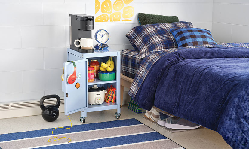 Picture of Target Room Essentials products in a bedroom 