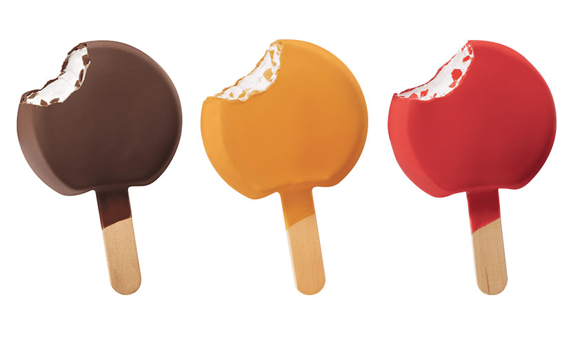 Dilly bars from DQ in Chocolate, Butterscotch and Cherry flavors