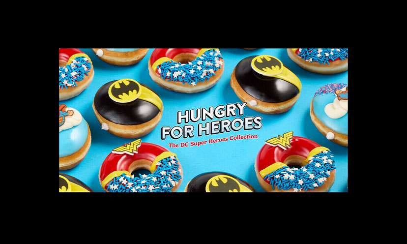 Hungry for Heroes graphic from Krispy Kreme