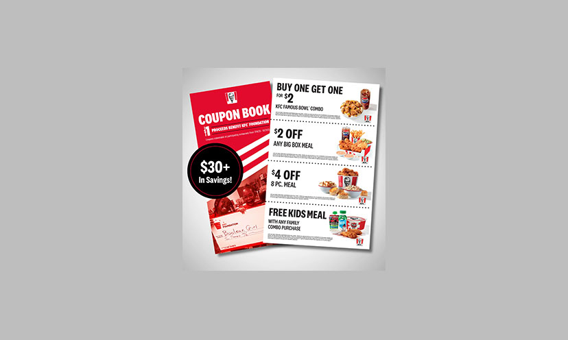 KFC Coupon book
