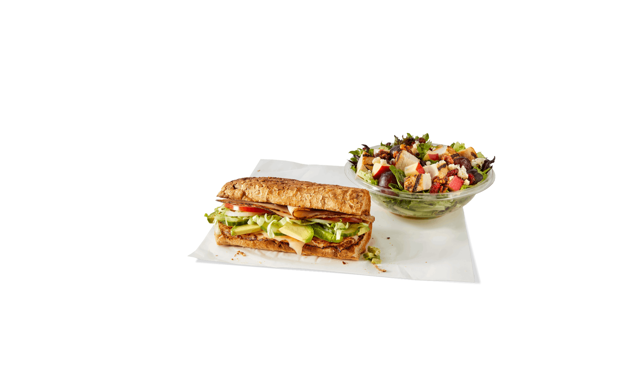 Image of Potbelly sandwich and salad