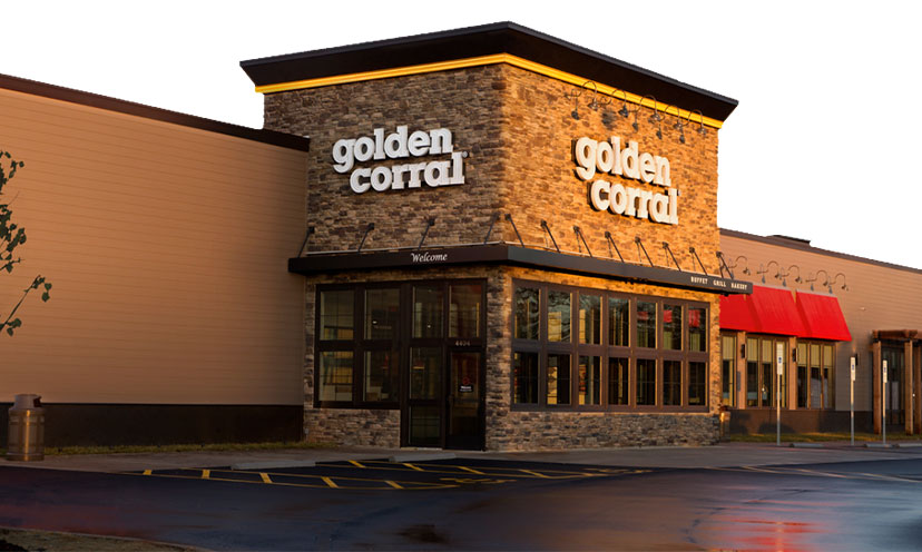 Exterior of a Golden Corral