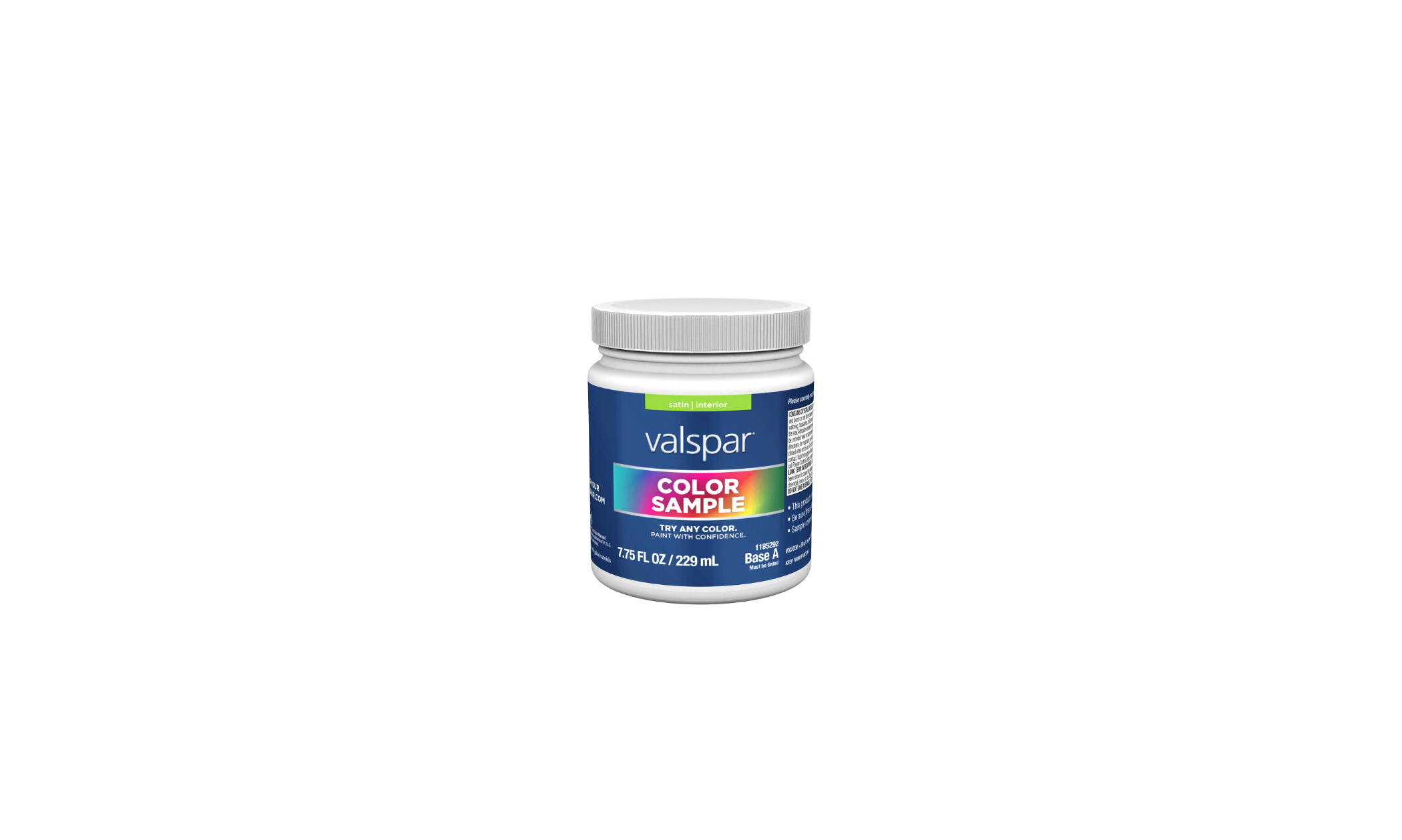 Image of Valspar Paint or Stain Sample from Lowe’s