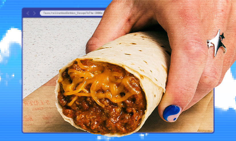 Chili cheese burrito