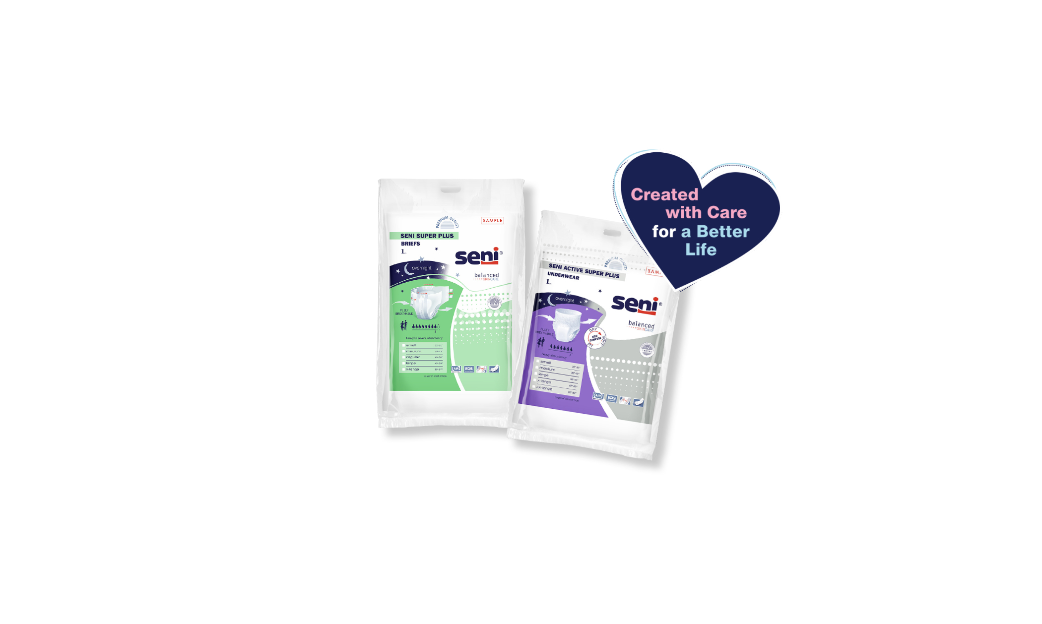Image of packs of Seni diapers